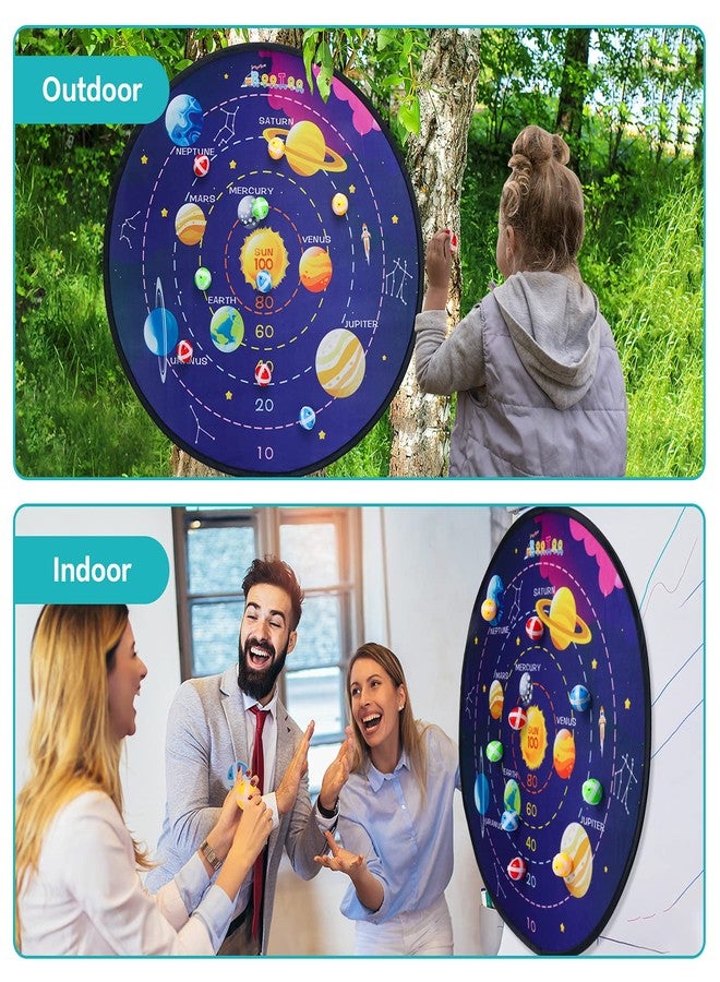 Bootaa 29" Large Dart Board for Kids, BooTaa Kids Dart Board with 12 Sticky Balls, Boys Toys, Indoor/Sport Outdoor Fun Party Play Game Toys, Birthday Gifts for 3 4 5 6 7 8 9 10 11 12 Year Old Boys Girls - Image 3